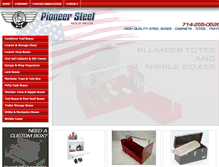 Tablet Screenshot of pioneersteelusa.com